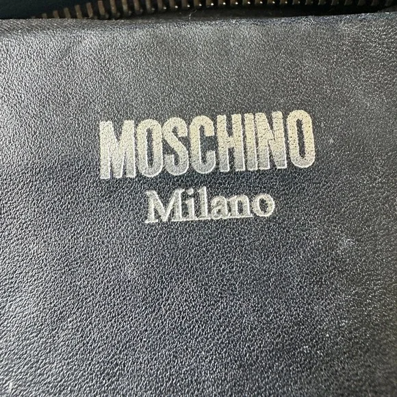 Moschino x Powerpuff Girls Buttercup Crossbody Bag Black Green Leather SS16 - Picture 11 of 17